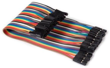 Whadda JUMPER-KABEL (40 x DRAHTBRÜCKEN-BUCHSE, 40 x DRAHTBRÜCKEN-BUCHSE) 15 cm
