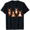 Weihnachten Rentier Yoga Posen Urlaub Winter Gymnastik T-Shirt