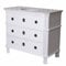 PALAZZO INT Comtesse Victoria Waschtisch – Gustavianischer Badschrank mit Marmorplatte & Keramikbecken, 3 Schubladen (2 nutzbar), Flip-Ablaufgarnitur & Flex-Abfluss, H81×B92×T47 cm frf116