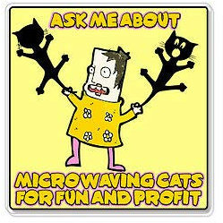 12cm! Klebe-Folie Wetterfest Made-IN-Germany Ask Me About Cats Funny Weird Humor car K195 UV&Waschanlagenfest Auto-Aufkleber Sticker Decal