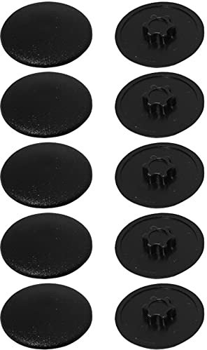 cyclingcolors 10x cache vis torx capuchon protection bouchon meuble, noir T30 16,5mm