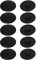 cyclingcolors 10x cache vis torx capuchon protection bouchon meuble, noir T30 16,5mm