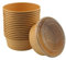 Enpack - 1300ml Bowl für Lebensmittel aus Kraft Papier mit RPET Deckel - Einweg Papp-Salatschale mit PLA Innenbeschichtung - Bio-Schale (100)