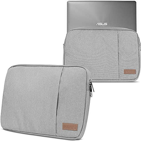 Schutzhülle kompatibel für Asus Chromebook CX1 (CX1101) Hülle Notebook Tasche in Schwarz oder Grau Case Cover, Farbe:Grau
