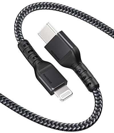 USB C to Lightning Cable 2m Maxonar [Apple MFi Certified ]iPhone Charger Cable Nylon Braided Type C Data Lead with Apple Original Chip Compatible with iPhone 14,13 Pro Max/12/11/X/XS/XR,AirPods 3/Pro