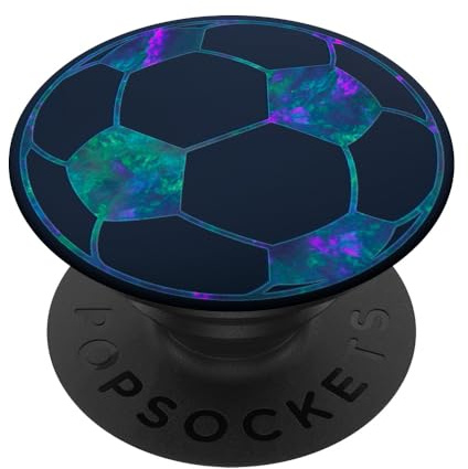ASBSports Fußball-Handy-Griff, Blaugrün, Dunkelblau PopSockets Klebender PopGrip