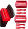 HowseHold Seat Belt Buckle Guard Cover 2 Pack & 4 Release Keys | Universal Fit, Prevents Kids & Disabled Passengers Unbuckling Seat Belts (2x Red Buckle Guards) Sea Belt Lock