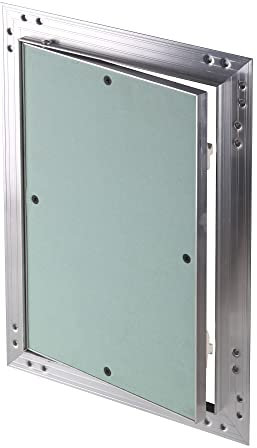 Awenta - KRAL23 Revisionsklappe - Revisionstür - Deckel - Wartungs-, Inspektionsklappe - mit Druckverschluss - für Wand und Decke - aus Aluminium und Gipskarton - Wasserfest - Innenräume 15x30cm