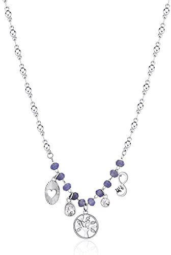 Brosway Collana Girocollo Donna In Acciaio Con Simbolo Albero Della Vita, Collana Donna Collezione Chakra - BHKN085
