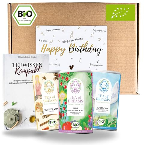 Tee Geschenk Geburtstag Happy Birthday – Das Geburtstagsgeschenk für Tee-Liebhaber