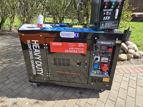 Generatore mobile diesel 11 kVA Dual Power 230 V/400 V con AVR