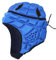 harayaa Kinder-Rugby-Helm, Flagge, Football-Helm, weiche Polsterung, Schutzausrüstung, vielseitige Fußball-Kopfbedeckung für Baseball, Reiten, Sport, Kinder, M blau