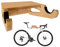 Qianly Support Mural de Vélo, Cintre de Vélo, Crochet de Suspension de Vélo D'intérieur, Support de Vélo en Bois pour Vélo Hybride, Vélos de Route