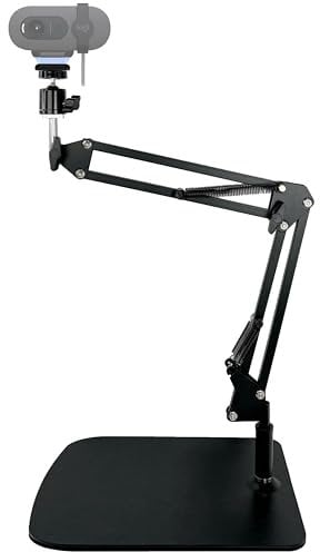 AYIZON Tabletop Webcam Stand,Magnetic Webcam Arm Holder Mount for Logitech Brio 100,300 500,Brio 4K,C270,C310 Webcams