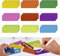 Farerkass Magnetstreifen Beschreibbar,72 Stück Whiteboard Magnete Zubehör, Abwischbare Magnetschilder, 80x30mm Magnetische Etiketten, Magnete für Magnettafel Kühlschränke