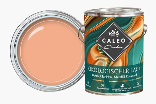 Caleo Color Lack HONIGMELONE 0,68 Liter - ökologischer Lack für Möbel - natürlich, lösemittelfrei, spielzeugtauglich