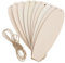 EXQUIMEUBLE 20stücke Teiliges Handgefertigter Holz Surfboard Dekoration Unbemalte Hängende Ornamente Für Strand-themen Vielseitige Wanddekoration Für Kreative Bastler