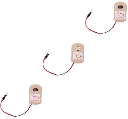 Tofficu 3er Set Wasserstand Erinnerung Alarm Wassertimer Wasserlecksucher Wasser Detektor Sensor Automatisch Erkennung Von Wasserlecks Wassermelder Plastik