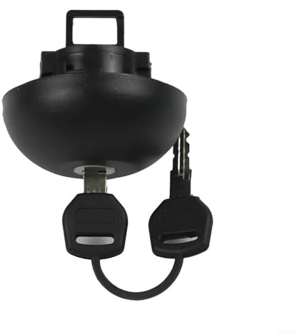 Car Fuel Tank Cap for Dacia Dokker Duster Logan Sandero Interstar with 2 Keys Black 10x5x5cm