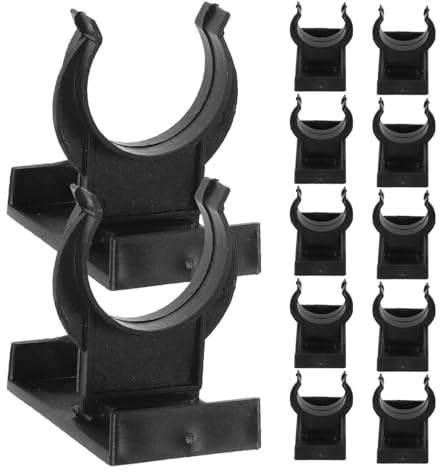 OSALADI Clips Encaje Juegos de Cocina de Zócalos para Armarios de Zócalo 40 Conectores Plástico Negro, Ajuste Firme para Gabinetes y Kickboard y Molduras