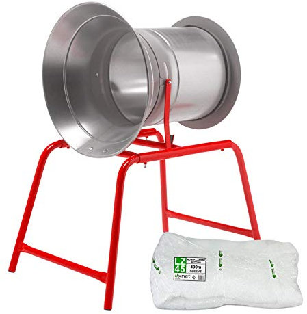 True Products 45cm Christmas Tree Netting Machine Funnel Starter Kit with 400m LZ45 Sleeve of Netting