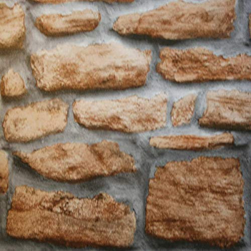 Fablon FAB10225 Klebefolie, Steinwand, 45 cm x 15 m