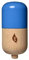 The Pill by Terra Kendama – Kendama USA – Blau