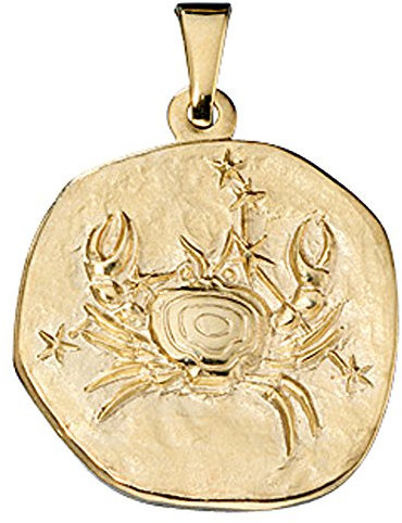 Jobo Anhänger Sternzeichen Krebs 333 Gold Gelbgold Sternzeichenanhänger