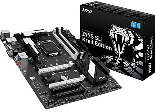 Msi 1150 Z97S SLI Krait Edition Scheda Madre Intel, ATX, 4xD3 3200, OC, USB 3, SATA 3, Nero