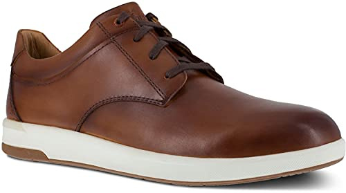 Florsheim Crossover Steel Toe Low Oxford Men's Oxford, 12 D(M) US, Cognac
