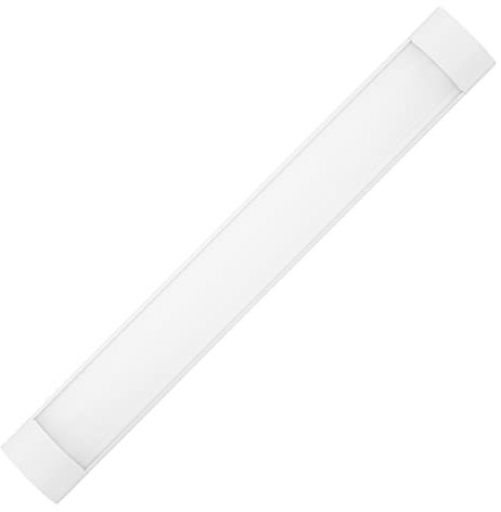 REV CRISTAL Deckenleuchte, Röhre 90cm, 35W, LED Panel 3500 Lumen, 4000k, 91 x 12 x 3 cm, weiss