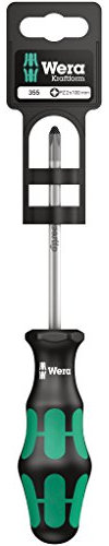 Wera 355 PZ SB Kreuzschlitz-Schraubendreher , PZ 1 x 80 mm, 05100056001