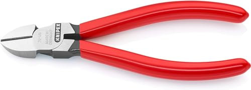 Knipex Tronchese Laterale per Meccanica Bonderizzata Nera, Rivestiti in Resina Sintetica 140 Mm 70 01 140