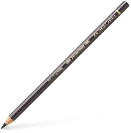 Faber-Castell Art & Graphic Polychromos Colour Pencil, (175), Dark Sepia, for Art, Craft, Drawing, Sketching, Home, School, University, Colouring