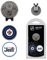Team Golf NHL Winnipeg Jets Cap Clip mit 2 Golf Ball Markern Golf Cap Clip mit 2 abnehmbaren doppelseitigen Emaille Magnetballmarkierern, lässt Sich leicht an Hüten befestigen