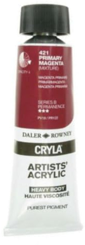 Daler-Rowney Cryla Acrylic 250 ml Primary Magenta, Professional Artists