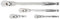 GearWrench 81230P 1/4, 3/8 and 1/2 Drive 120XP Flex Head Teardrop Ratchet Set, 4 Pc.