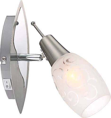 Globo, Faretto da parete con supporto e interruttore