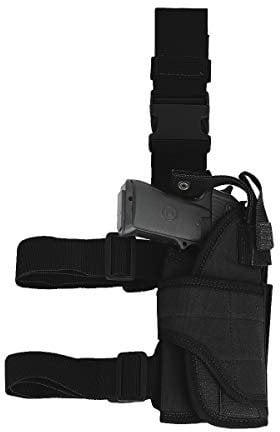 LOCAL LION Gun Holster, Drop Leg Holster, Tactical Thigh Pistol Gun Holster Leg Harness, Right Hand Adjustable