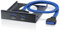 CSL - USB 3.2 Gen1 Front Panel für 3,5 Zoll -Laufwerke - bis zu 5Gb s - PC und MAC - schwarz - USB 1.1 und 2.0 kompatibel