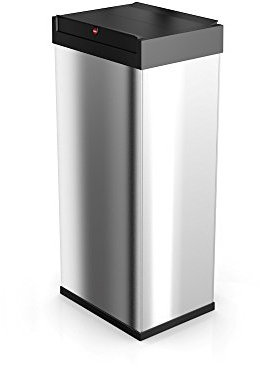 Hailo Big-Box Swing XL Mülleimer (52 Liter, selbstschließender Schwing-Deckel, Müllbeutel-Klemmrahmen) 6460-112