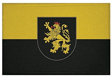 U24 Aufnäher Pfalz Fahne Flagge Aufbügler Patch 9 x 6 cm
