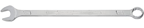Hazet Ring-Maulschlüssel (extra lang, schlanke Bauform, Außen-Doppel-Sechskant-Tractionsprofil 15 mm, Gesamtlänge: 270 mm) 600LG-15