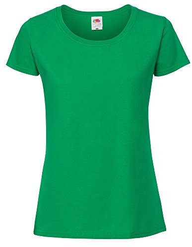 Fruit of the Loom Womens/Ladies Ringspun Premium T-Shirt (2XL) (Bright Green)