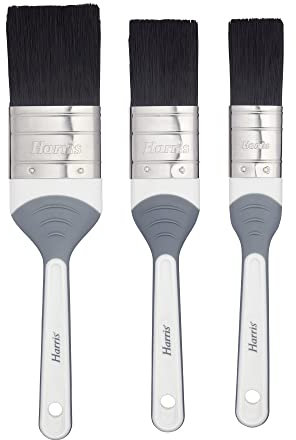 Harris Seriously Good 3 Pack Gloss Flat Brush Set, 1in, 1.5in, 2in, Angled