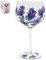 The Leonardo Collection Handbemaltes Gin-Glas mit schottischer Distel, von Lynsey Johnstone, mit Geschenk-Box, mehrfarbig, JNS_470607
