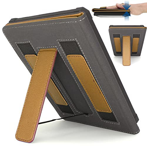 Hülle für Kindle Paperwhite 2021 11. Generation 6,8-Zoll PU-Lederbezug H02 - Braun