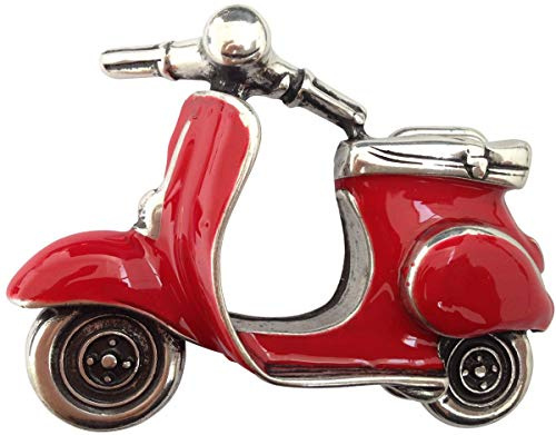 BELTINGER Gürtelschnalle Scooter 4,0 cm | Buckle Wechselschließe Gürtelschließe 40mm Massiv | Mit Emaille | Wechselgürtel bis 4cm