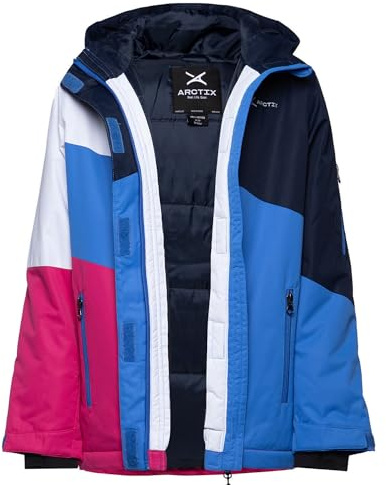 Arctix barn isolerad quiltat foder kallt väder prestanda jacka, fuchsia, XL