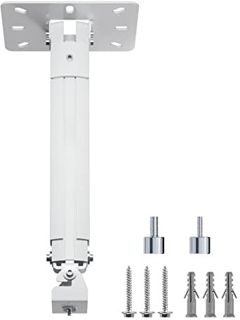 suptek Extended Mini Projector Ceiling Mount Adjustable Wall Mount with Thread Adapters for Projector DVR Camera, Max 21inch (PR05MINI)